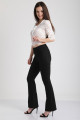 Kadın Siyah İspanyol Paça Kot Pantolon Mtrn4655 Kadın Siyah İspanyol Paça Kot Pantolon Mtrn4655