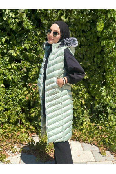 Kapüşonlu Şişme Mont Kapüşonlu Şişme Mont