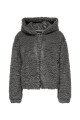Normal Gümüş Kadın Ceket ONLELLIE SHERPA HOODED JACKET CC O Normal Gümüş Kadın Ceket ONLELLIE SHERPA HOODED JACKET CC O