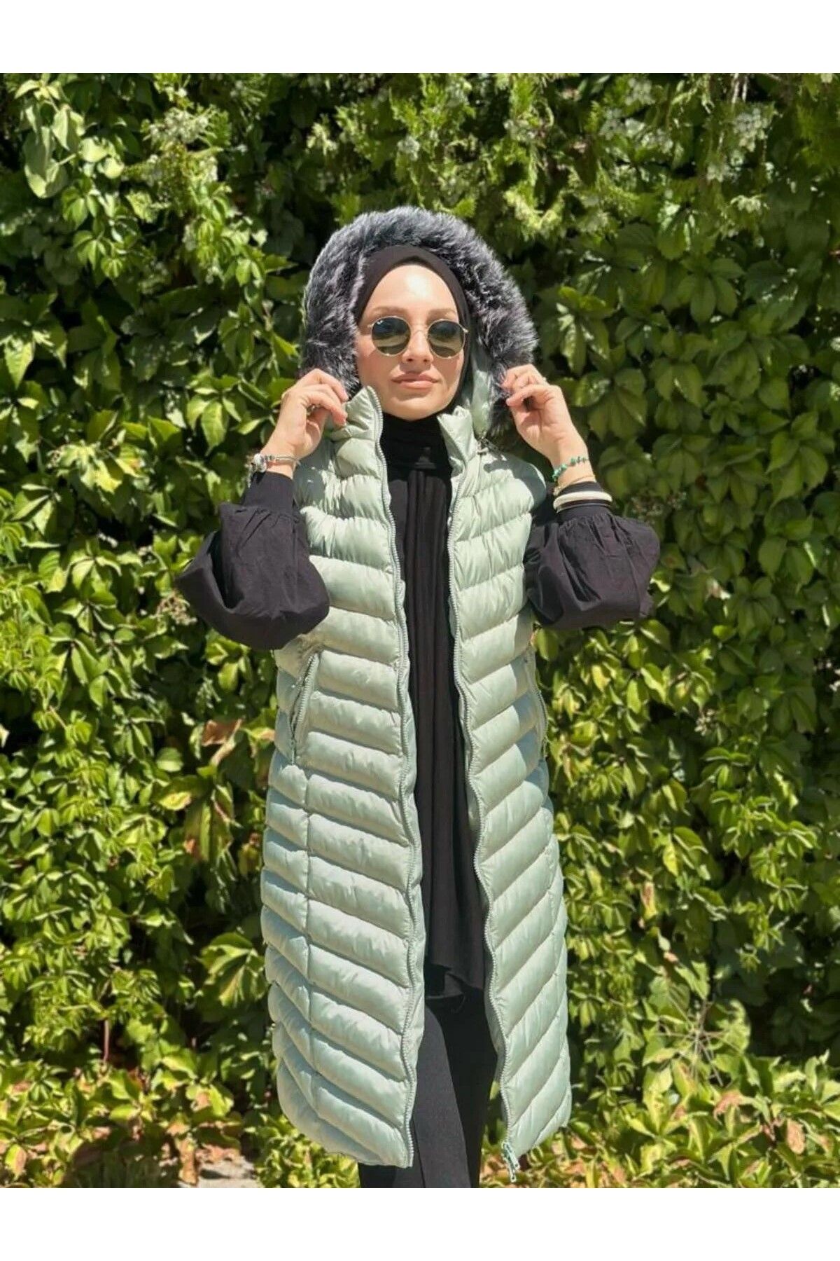 Kapüşonlu Şişme Mont Kapüşonlu Şişme Mont