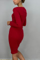 Kadın U Yaka UZUN KOL Elbise Kaşkorse - Kadın U Yaka UZUN KOL Elbise Kaşkorse -