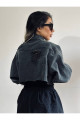 Kot crop ceket Kot crop ceket