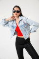 Kadın Sırt Tasarımlı Kot (Denim) Ceket Kadın Sırt Tasarımlı Kot (Denim) Ceket
