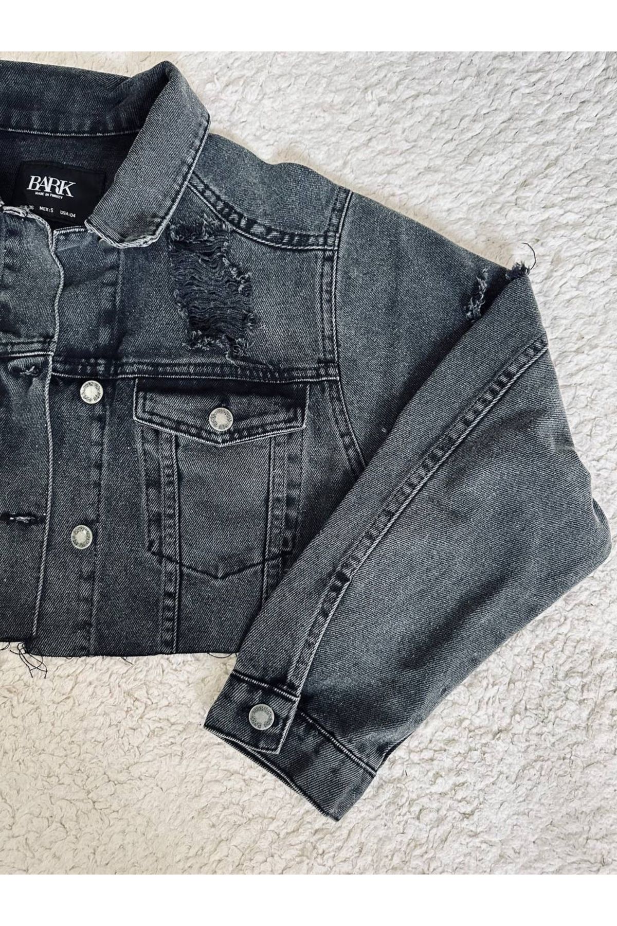 Kot crop ceket Kot crop ceket