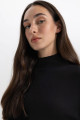 Regular Fit Yarım Balıkçı Yaka Basic Düz Yırtmaçlı Uzun Kollu Maxi Triko Elbise A9807ax23wn Regular Fit Yarım Balıkçı Yaka Basic Düz Yırtmaçlı Uzun Kollu Maxi Triko Elbise A9807ax23wn