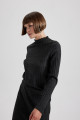 Straight Fit Normal Bel Fitilli Kaşkorse Midi Etek Straight Fit Normal Bel Fitilli Kaşkorse Midi Etek