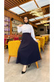 Tesettür Maxi Boy 36-48 Beden Arası (S-M-L-XL) Altı Dikişli Dört Mevsim Skuba Krep Etek Lacivert Tesettür Maxi Boy 36-48 Beden Arası (S-M-L-XL) Altı Dikişli Dört Mevsim Skuba Krep Etek Lacivert
