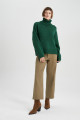 Straight Fit Cepli Yüksek Bel Düz Paça Gabardin Pantolon B5725ax23au Straight Fit Cepli Yüksek Bel Düz Paça Gabardin Pantolon B5725ax23au