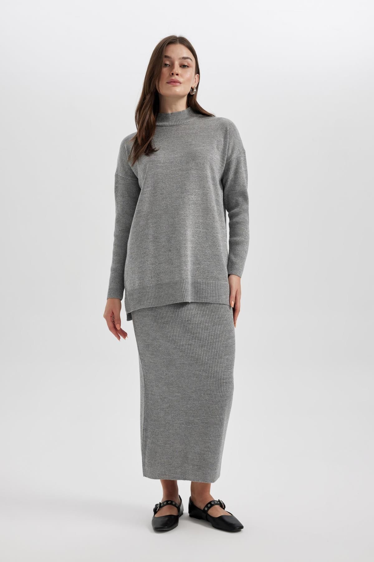 Regular Fit Triko Maxi Etek B5612ax23wn Regular Fit Triko Maxi Etek B5612ax23wn