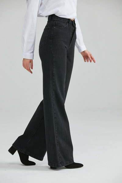 Milano Extra Yüksek A.c.a.i.p S.o.l.m.a.z Siyah Salaş Jeans Palazzo Pantolon (1 beden büyük alınız) Milano Extra Yüksek A.c.a.i.p S.o.l.m.a.z Siyah Salaş Jeans Palazzo Pantolon (1 beden büyük alınız)