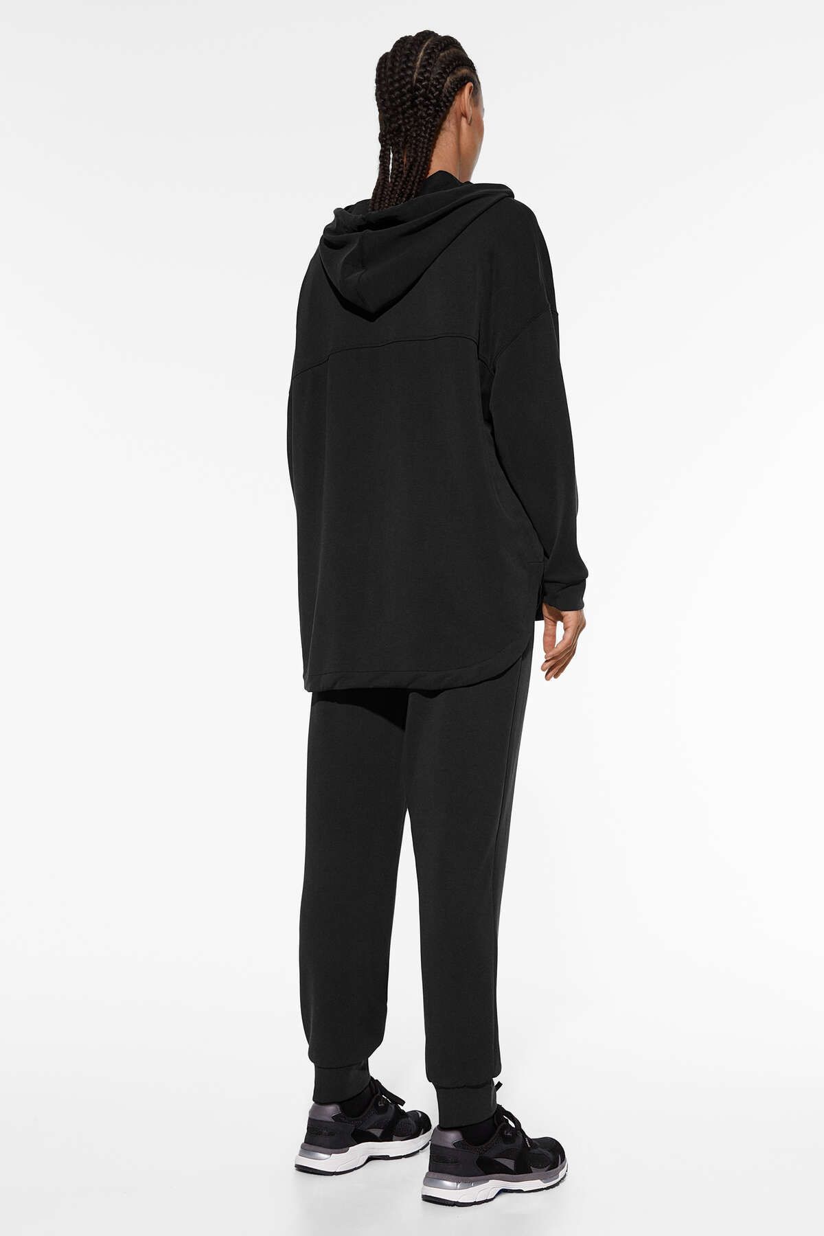 Modal karışımlı oversize ceket