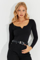 Kadın Siyah Bluz CY436 Kadın Siyah Bluz CY436