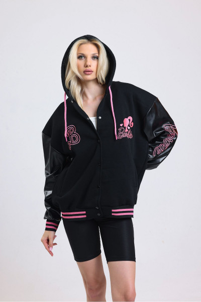 Unisex Complex Kolej Ceket Siyah