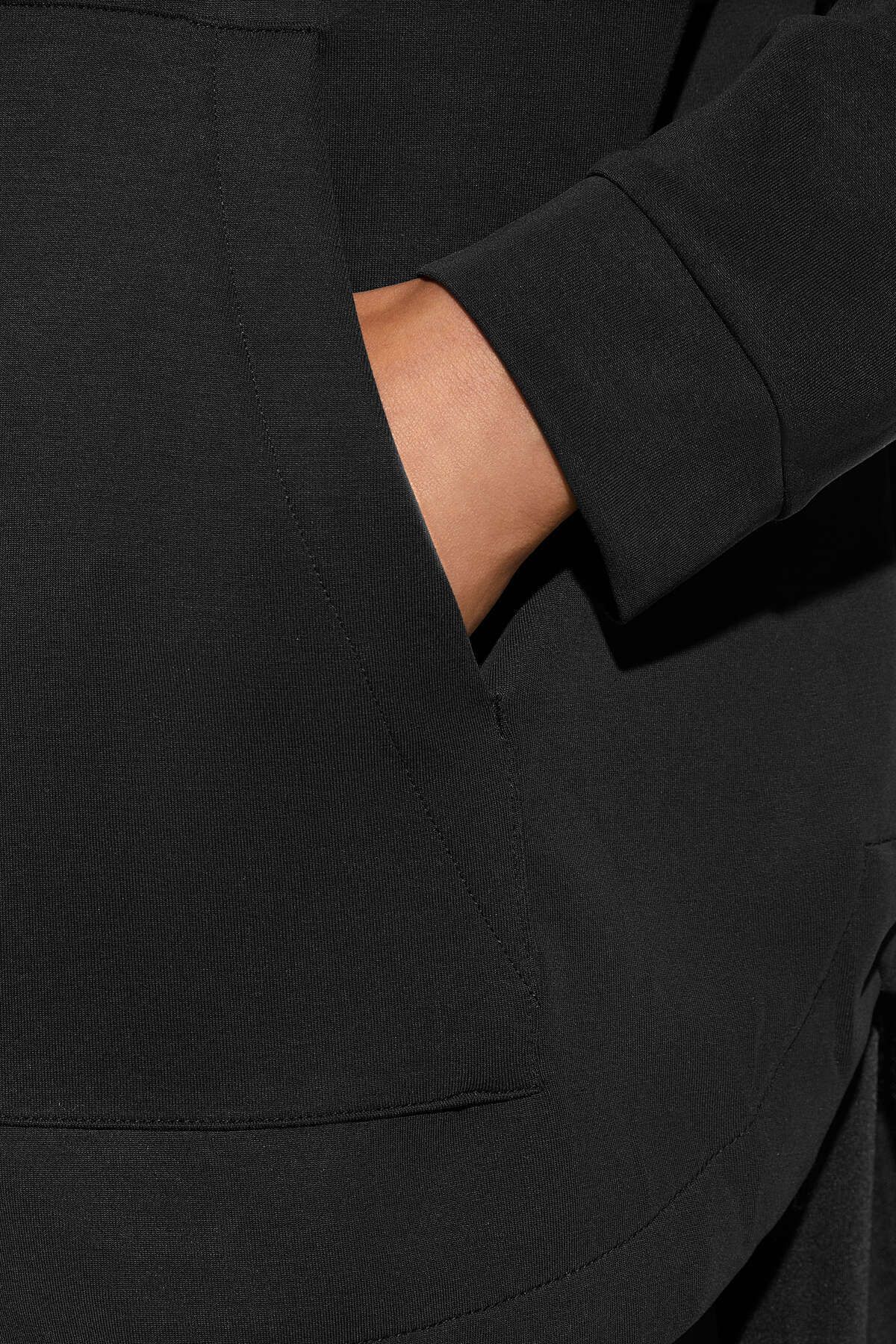 Modal karışımlı oversize ceket