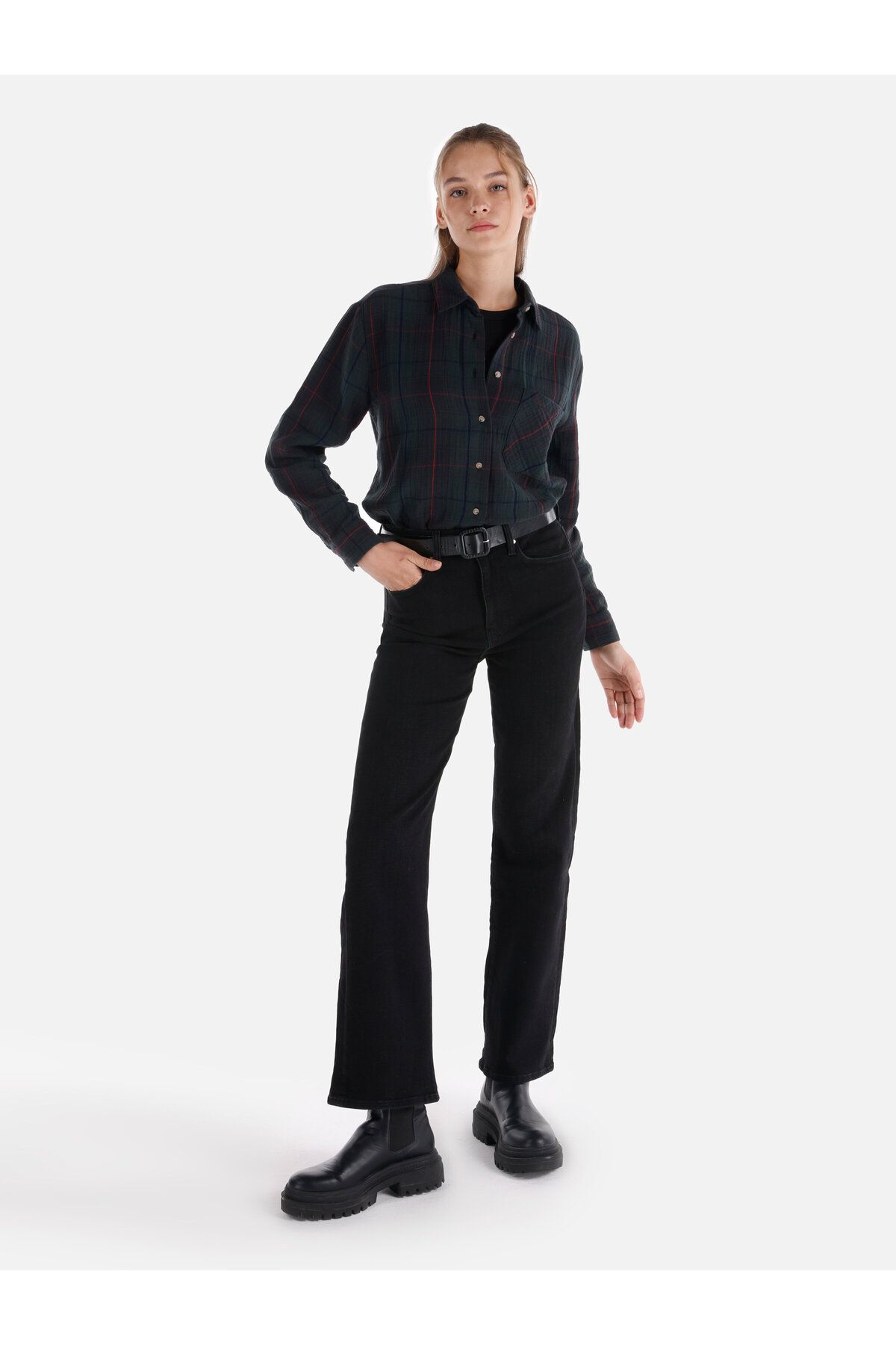 Siyah Kadın Pantolon Siyah Kadın Pantolon