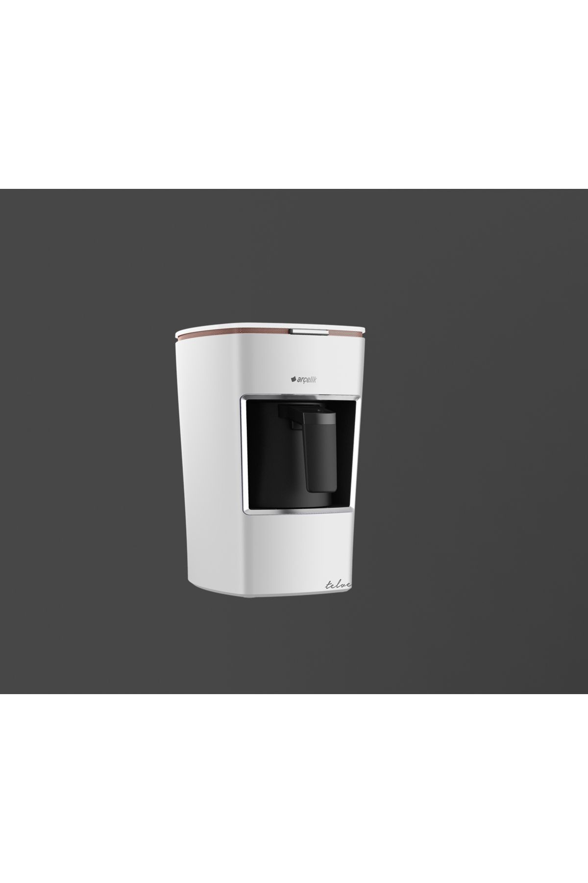 Mini Telve Kahve Makinası Beyaz 670 Watt Işıklı Uyarı Mini Telve Kahve Makinası Beyaz 670 Watt Işıklı Uyarı