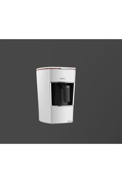 Mini Telve Kahve Makinası Beyaz 670 Watt Işıklı Uyarı Mini Telve Kahve Makinası Beyaz 670 Watt Işıklı Uyarı