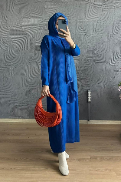 Tesettür Triko Elbise