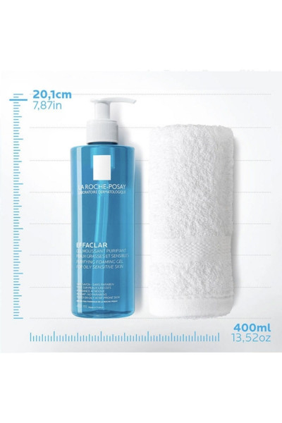 Yağlı Ve Akneli Ciltler İçin La Roche Posay Effaclar Jel 400 ML Yüz Temizleme Jeli Yağlı Ve Akneli Ciltler İçin La Roche Posay Effaclar Jel 400 ML Yüz Temizleme Jeli