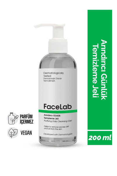 Arındırıcı Ve Yatıştırıcı Tüm Cilt Tipleri Için Yüz Temizleme Jeli 200 ml Arındırıcı Ve Yatıştırıcı Tüm Cilt Tipleri Için Yüz Temizleme Jeli 200 ml