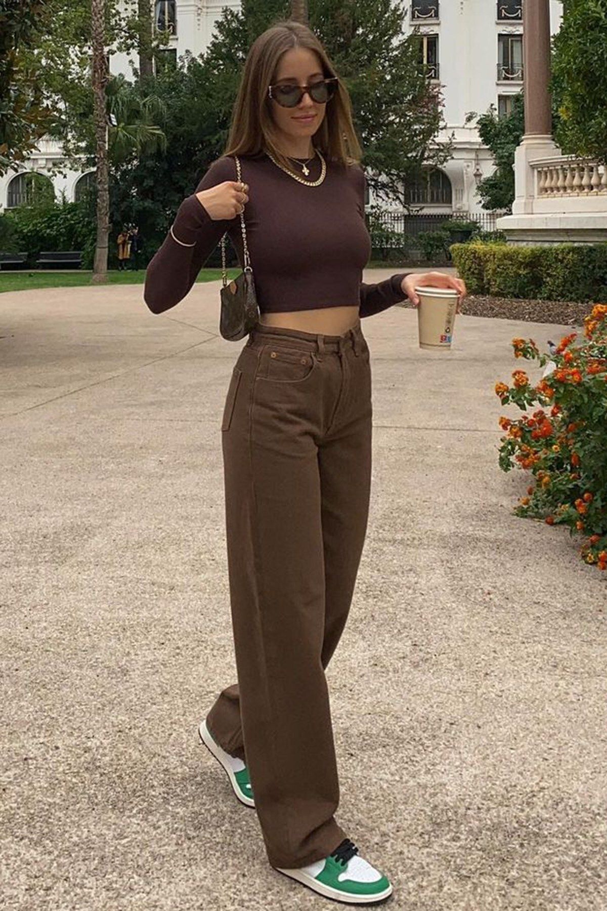 Mad Girls Kahverengi Palazzo Jean Mg1247 Mad Girls Kahverengi Palazzo Jean Mg1247
