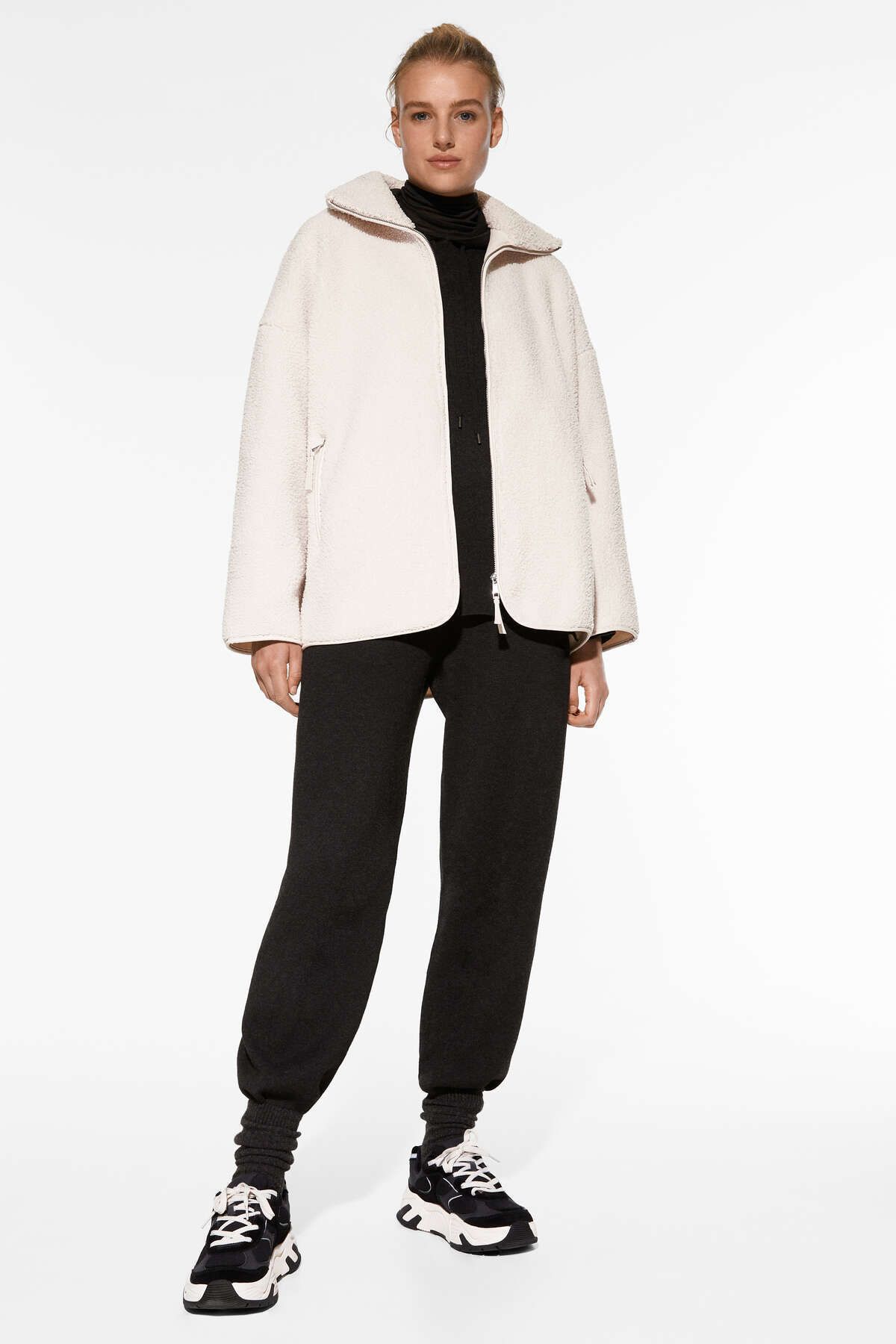 Oversize suni yün ceket Oversize suni yün ceket