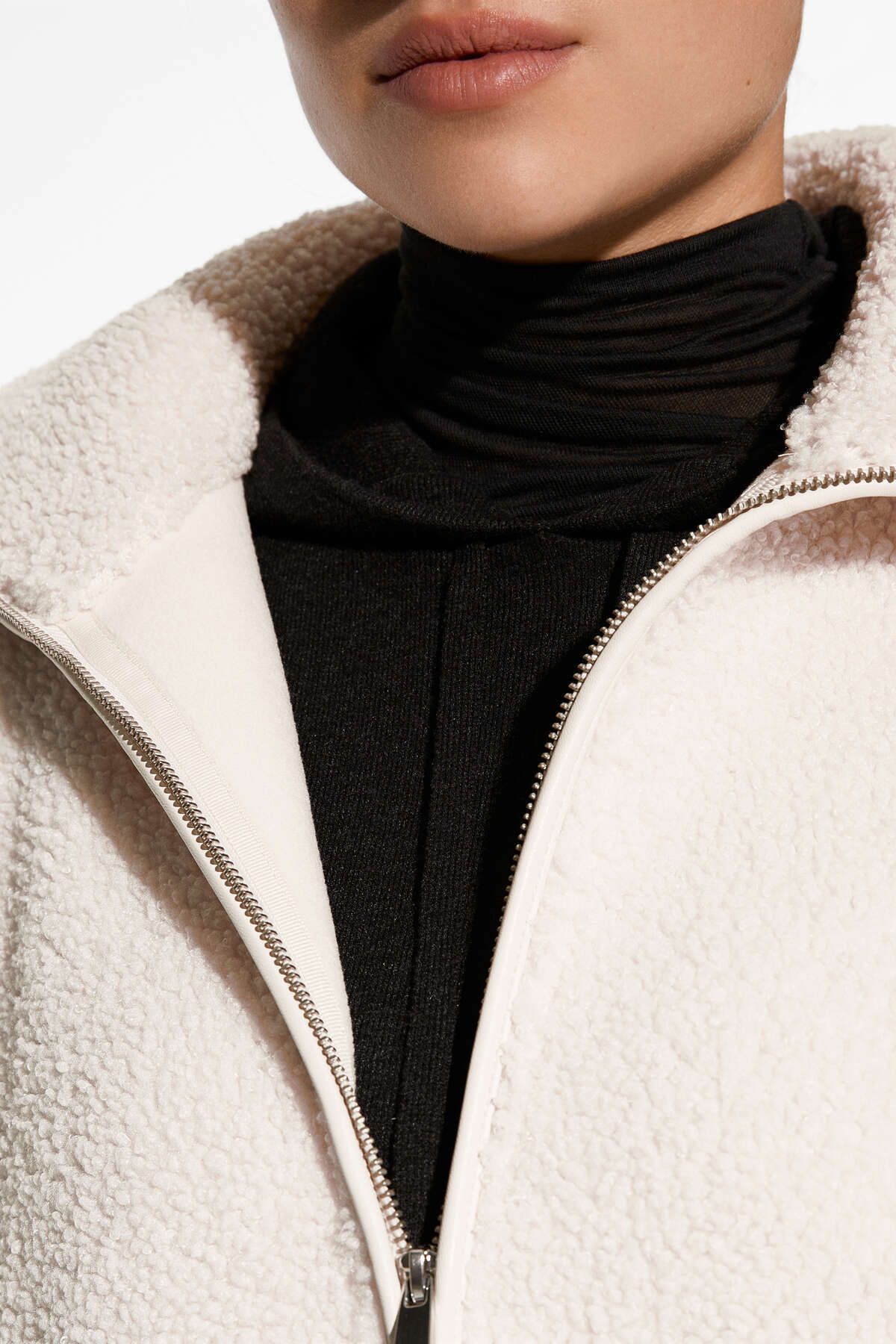 Oversize suni yün ceket Oversize suni yün ceket