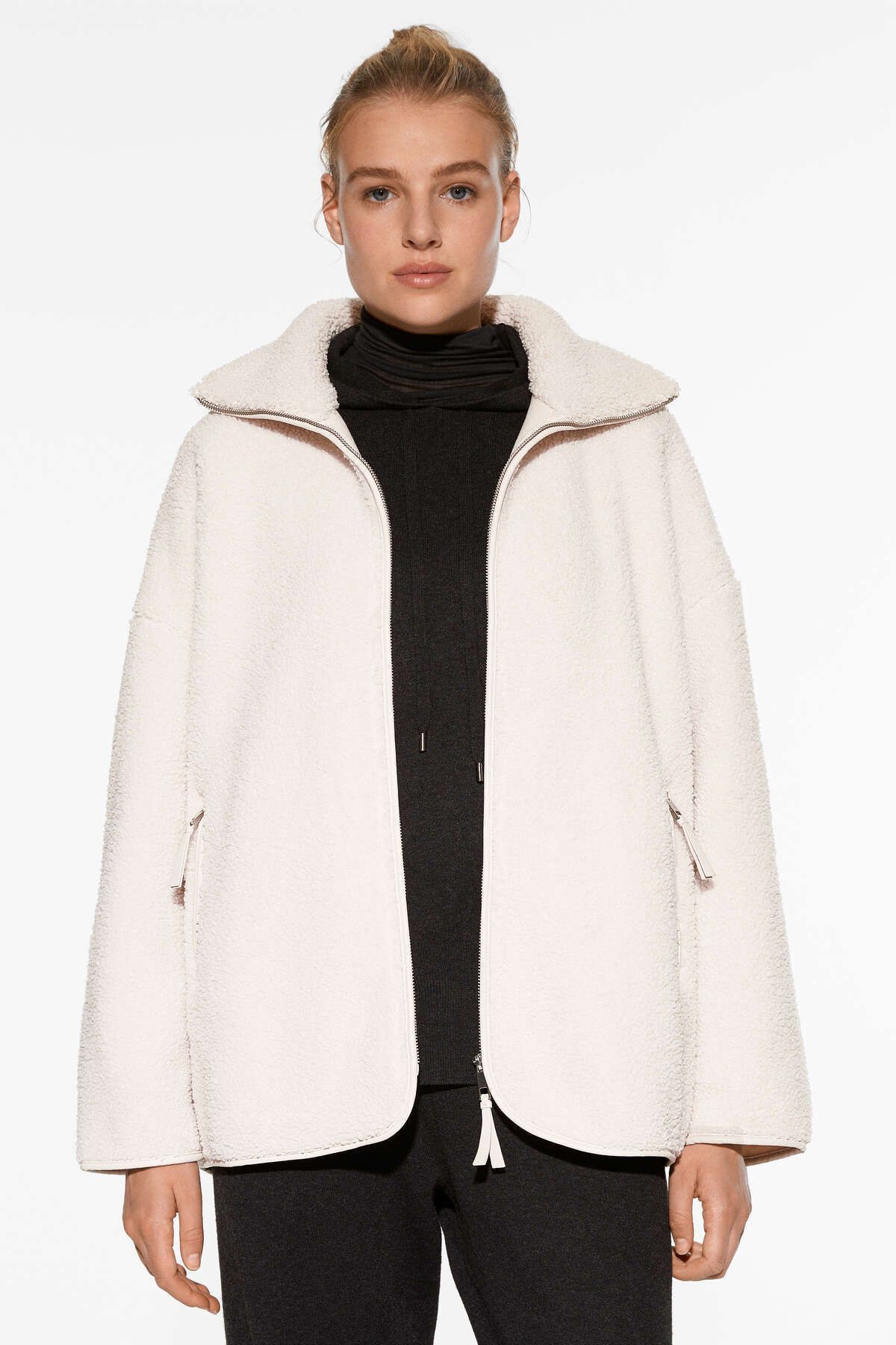 Oversize suni yün ceket Oversize suni yün ceket