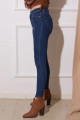 Natalia Lacivert Yüksek Bel Comfort Skinny Dar Paça Jeans Natalia Lacivert Yüksek Bel Comfort Skinny Dar Paça Jeans