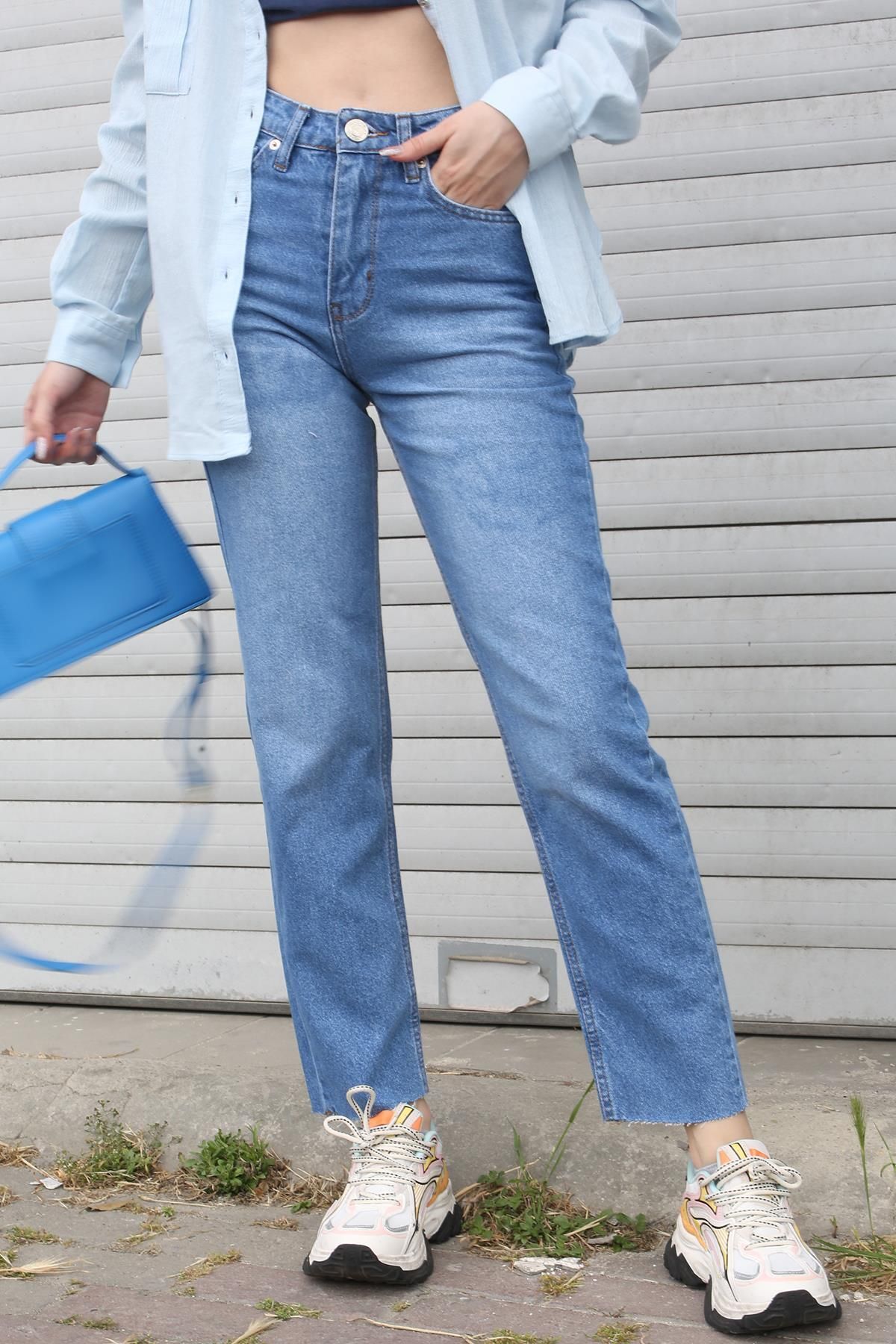 Mavi Slim Fit Kadın Mom Jean Mg1607