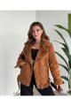 SÜET İÇİ KÜRKLÜ MONT/CEKET / TABA RENK SÜET İÇİ KÜRKLÜ MONT/CEKET / TABA RENK