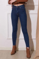 Natalia Lacivert Yüksek Bel Comfort Skinny Dar Paça Jeans Natalia Lacivert Yüksek Bel Comfort Skinny Dar Paça Jeans