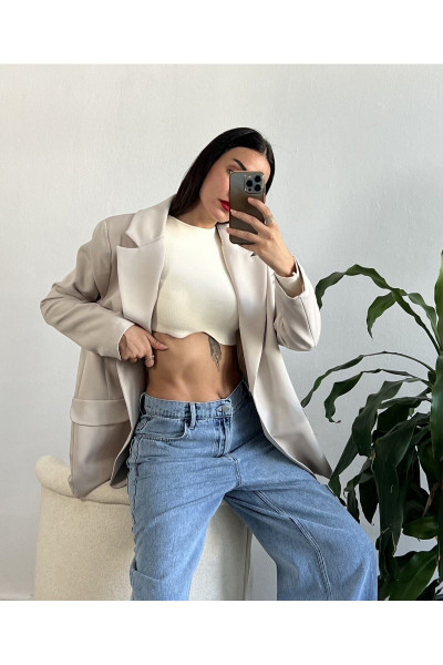 Taş Oversize Blazer Ceket 24022