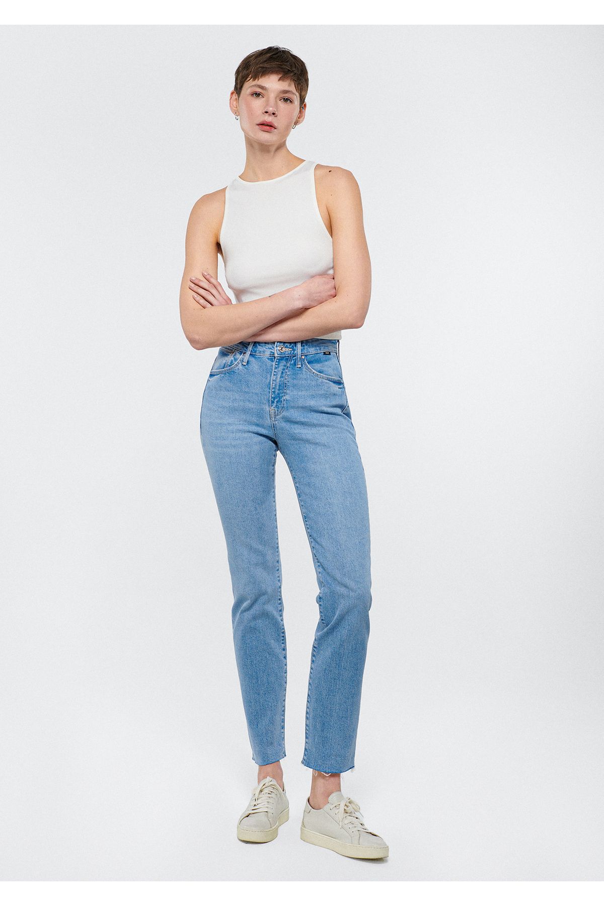 PARIS Gölgeli Mavi Premium Jean Pantolon 101298-85129