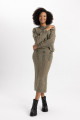 Slim Fit Triko Etek