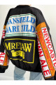 Siyah Unisex Mansfield Vintage Bomber Ceket Siyah Unisex Mansfield Vintage Bomber Ceket