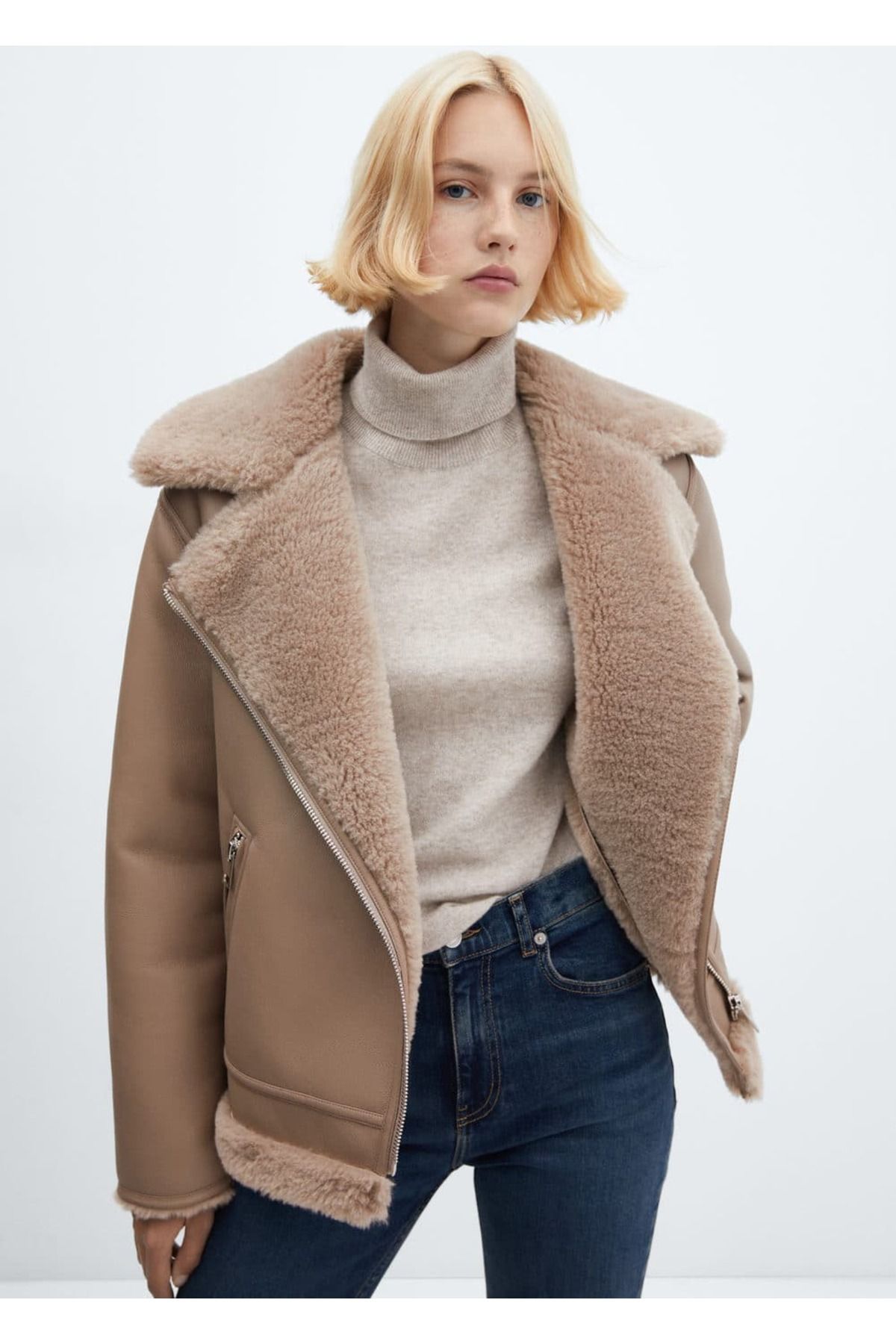 Suni Kürk Astarlı Ceket Suni Kürk Astarlı Ceket