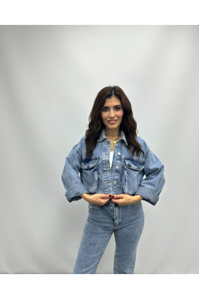Oversize Denim Ceket Oversize Denim Ceket