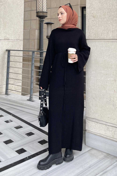 Yarasa Kol Triko Elbise Yarasa Kol Triko Elbise