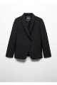 Regular Kesim Yünlü Blazer Ceket Regular Kesim Yünlü Blazer Ceket