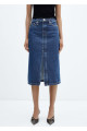 Midi denim etek Midi denim etek