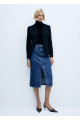 Midi denim etek Midi denim etek