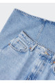 Yırtmaçlı denim etek Yırtmaçlı denim etek