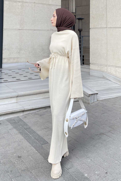 Yarasa Kol Triko Elbise Yarasa Kol Triko Elbise