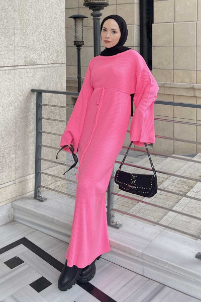 Yarasa Kol Triko Elbise Yarasa Kol Triko Elbise