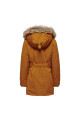Kapüşonlu Taba Kadın İçi Yünlü Parka 15300627 Kapüşonlu Taba Kadın İçi Yünlü Parka 15300627