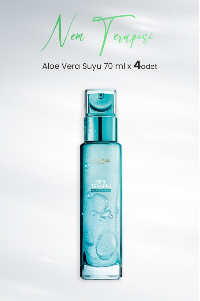 Loreal Paris Nem Terapisi Aloe Vera Suyu Normalden Karmaya Ciltler 70 ml x 4 Adet Loreal Paris Nem Terapisi Aloe Vera Suyu Normalden Karmaya Ciltler 70 ml x 4 Adet