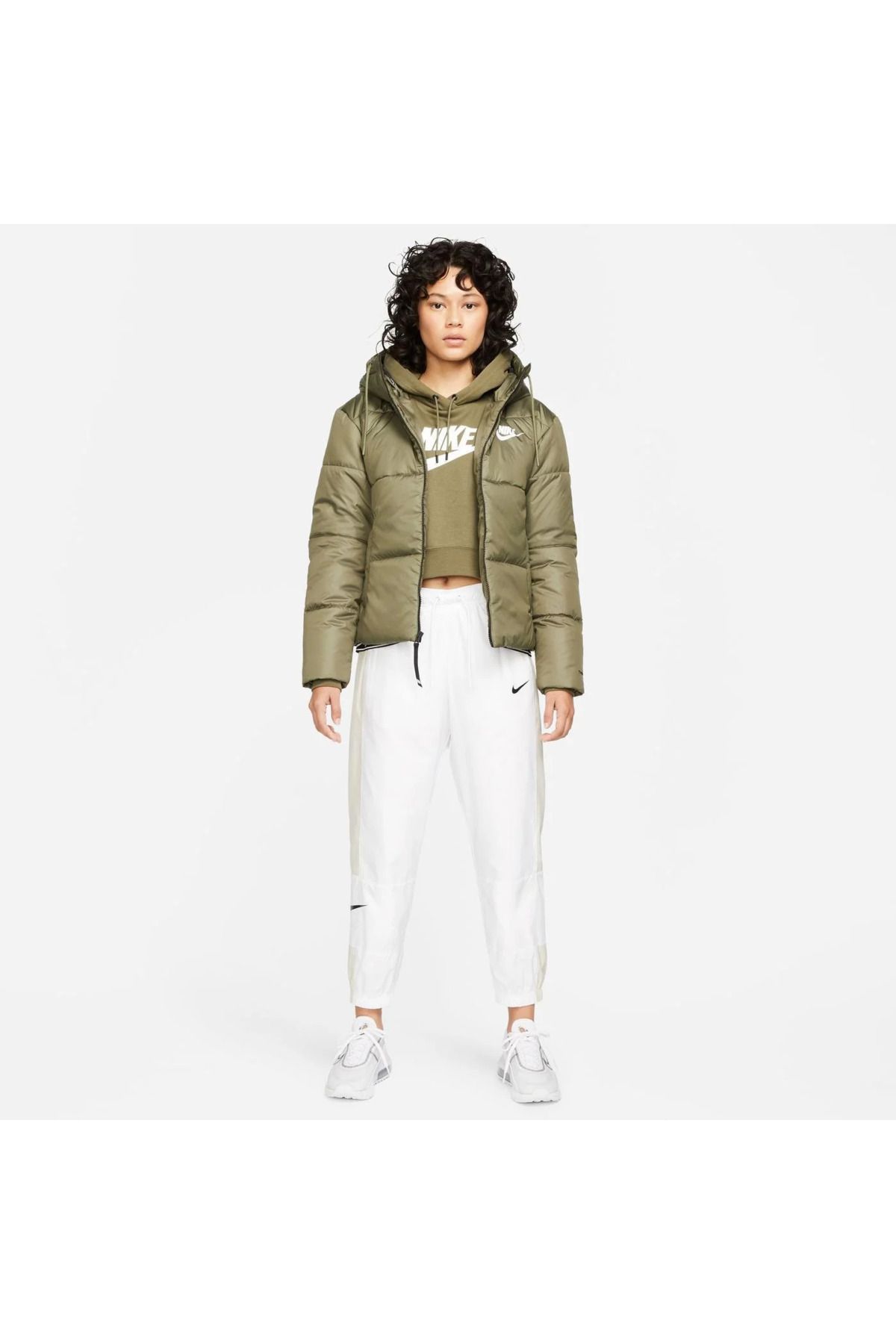 Sportswear Therma Fit Kadın Haki Mont Sportswear Therma Fit Kadın Haki Mont