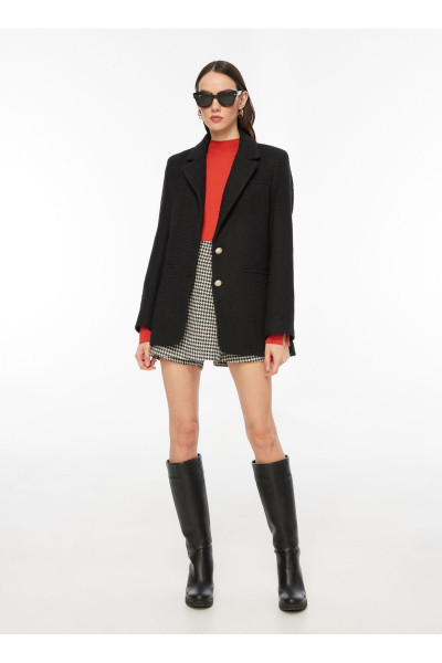 Siyah Kadın Blazer PBF3W-CKT-002-CH Siyah Kadın Blazer PBF3W-CKT-002-CH