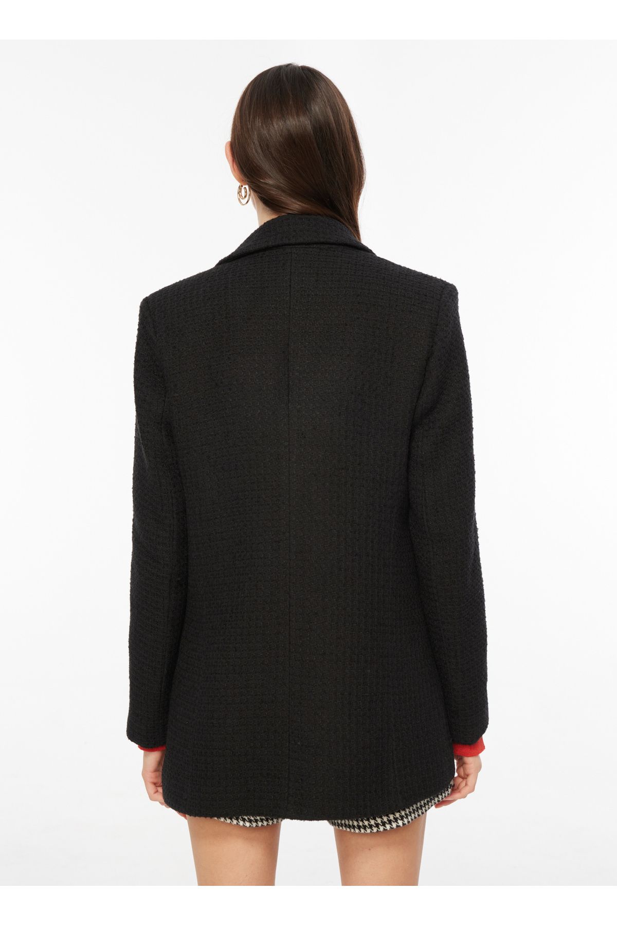 Siyah Kadın Blazer PBF3W-CKT-002-CH Siyah Kadın Blazer PBF3W-CKT-002-CH